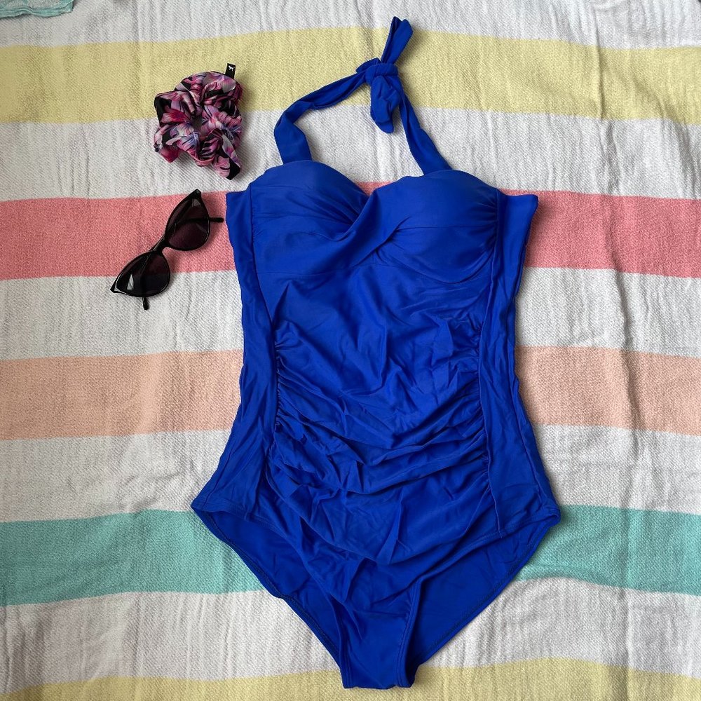 50s Inspired One Piece Swimsuit
